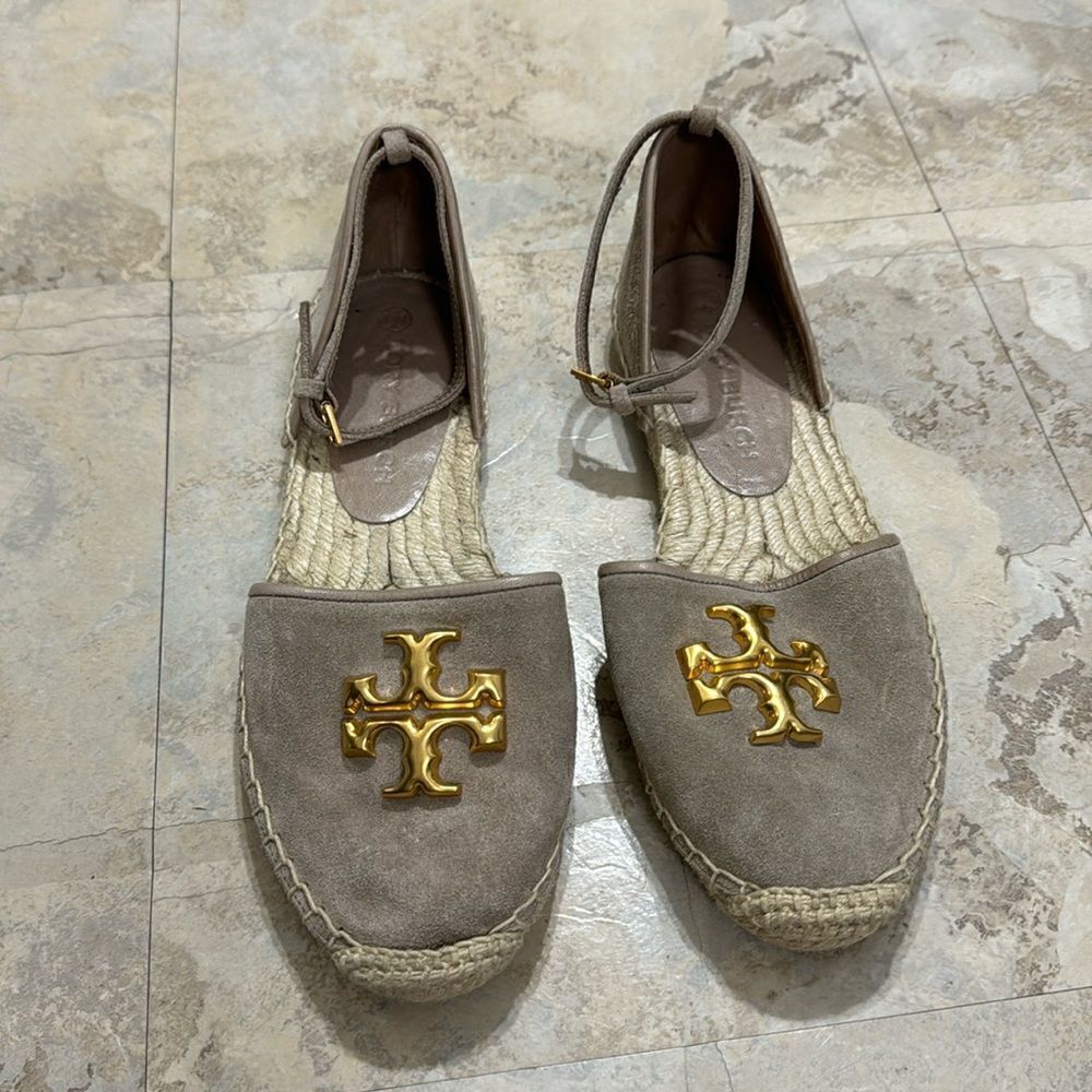 Tory Burch Eleanor D’Orsay Espadrille Size 8 - Picture 2 of 6